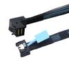 bodateng SFF-8654 MCIO 4I 4X 38-Pin to HD SFF-8643 90 Degree Support PCIe Gen5 Server Adapter Cable(0.8M) view 2