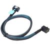 bodateng SFF-8654 MCIO 4I 4X 38-Pin to HD SFF-8643 90 Degree Support PCIe Gen5 Server Adapter Cable(0.8M) view 3