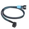 bodateng SFF-8654 MCIO 4I 4X 38-Pin to HD SFF-8643 90 Degree Support PCIe Gen5 Server Adapter Cable(0.8M) view 4