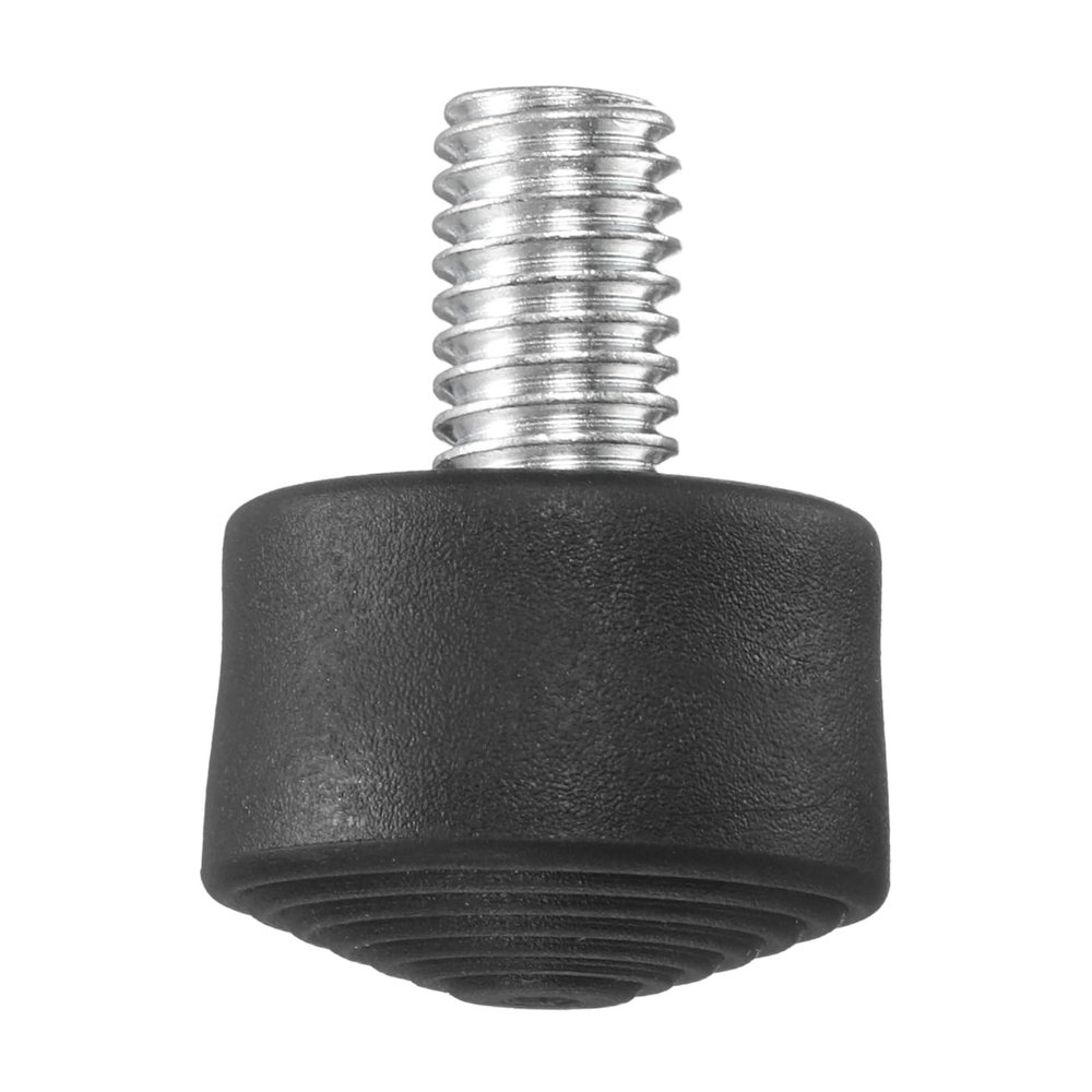 PATIKIL Rubber Foot Spike, Universal Anti-Slip M8 Thread Rubber Tripod Foot Spikes for Monopod Legs Pad Replacement Parts Designed on Smooth Uneven Surface (28x21mm)