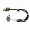 AOOOWER Premium 8K HDTV to Small HDTV Connectors Cable for Seamlessly Video&Sound Transmission Flexible Coiled Extension Cable view 1