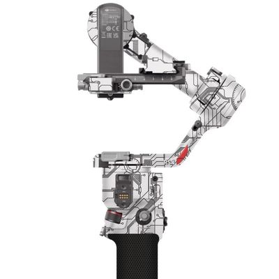Anti-Scratch Decal Skin for DJI RS4 Stickers Stabilizer Head Protection Vinyl Wrap Film Protector Coat Ronin RS 4 S4 RoninS4 (Circuit White)