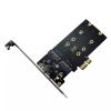 AOOOWER PCIE Solid States Drives 2 Port with Bracket PCIE to 2 Port Solid States Drives Transfer Card for 2230 2242 2260 2280 view 4