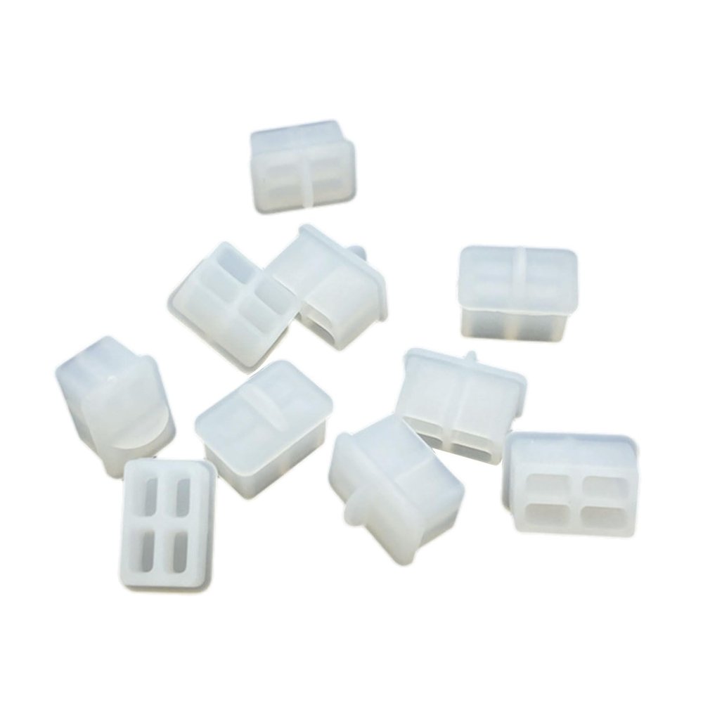 AOOOWER 10Pcs Fiber Interfaces Protectors Caps Cage for Convenient Storage and Usage