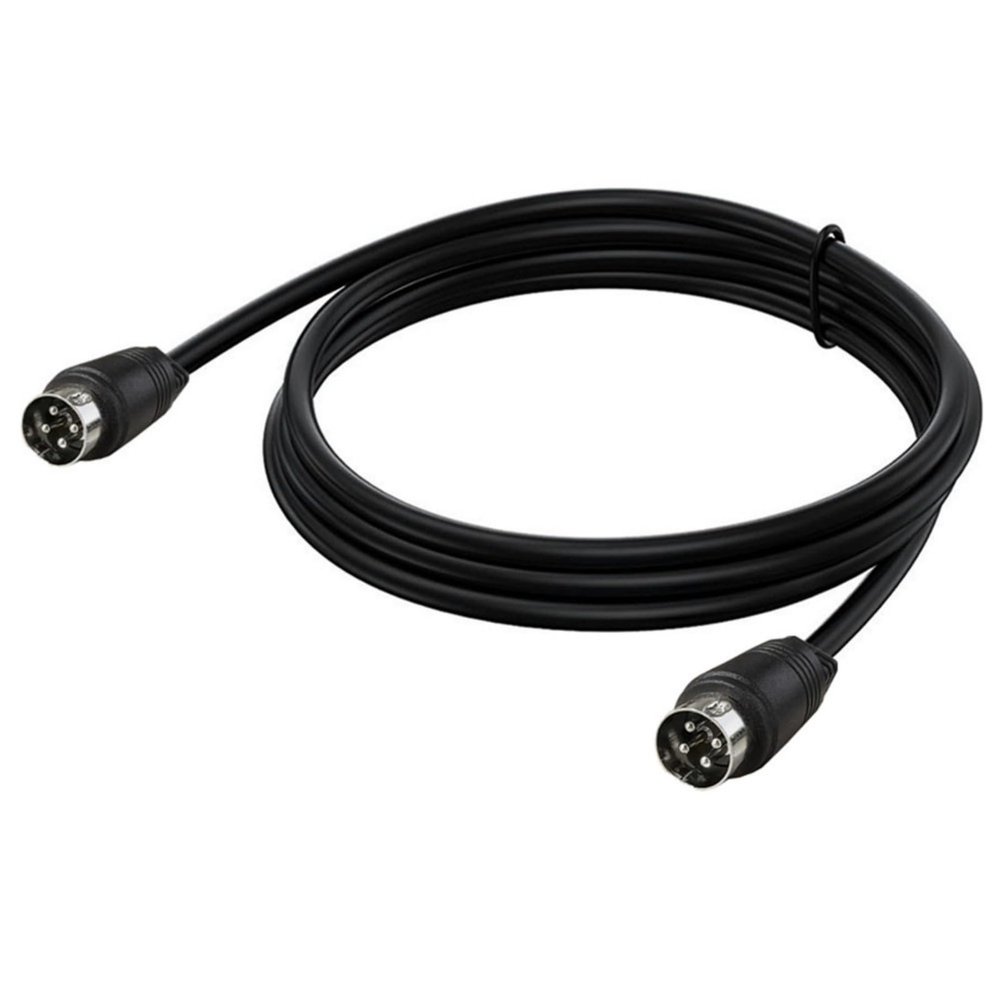 4 Pin DIN Male to Male Adapter Extension Cable for Connecting DVRs and Sound Systems