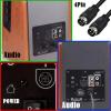 4 Pin DIN Male to Male Adapter Extension Cable for Connecting DVRs and Sound Systems view 4