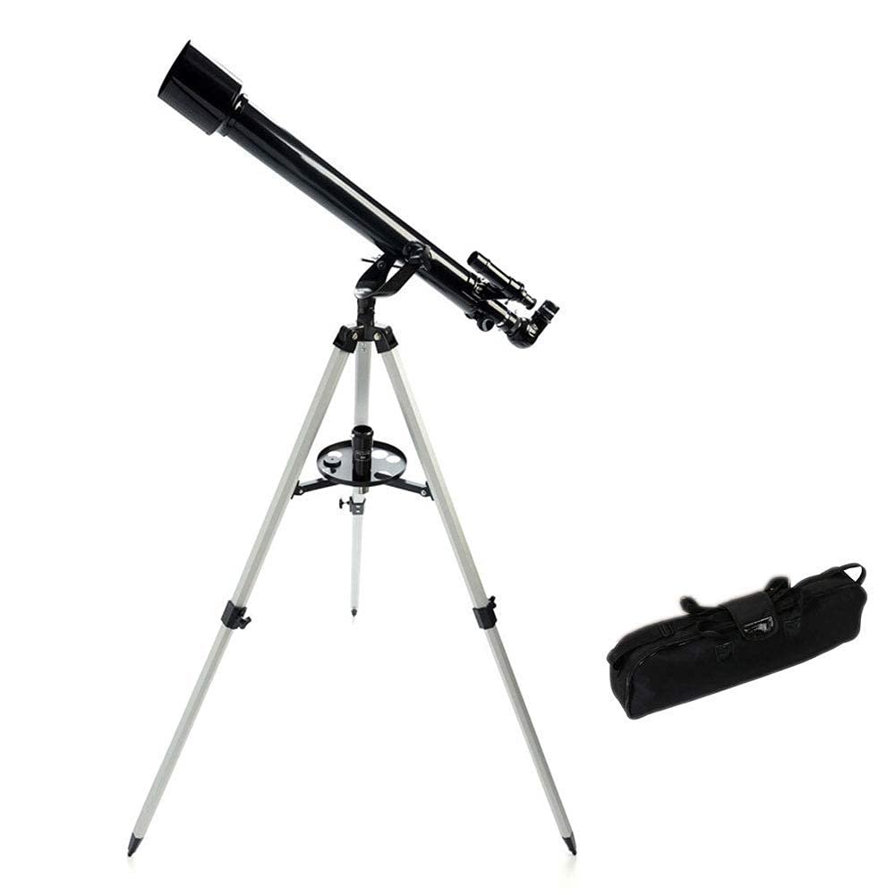TYUHDUYUR 2021 Updated Portable Astronomical Telescope Refractor Telescope for Kids and Astronomy Beginners with Lightweight Tripod Phone Mount and Carry Bag Perfect for Children Educational and Gift