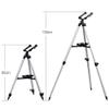 TYUHDUYUR 2021 Updated Portable Astronomical Telescope Refractor Telescope for Kids and Astronomy Beginners with Lightweight Tripod Phone Mount and Carry Bag Perfect for Children Educational and Gift view 2