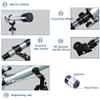TYUHDUYUR 2021 Updated Portable Astronomical Telescope Refractor Telescope for Kids and Astronomy Beginners with Lightweight Tripod Phone Mount and Carry Bag Perfect for Children Educational and Gift view 3