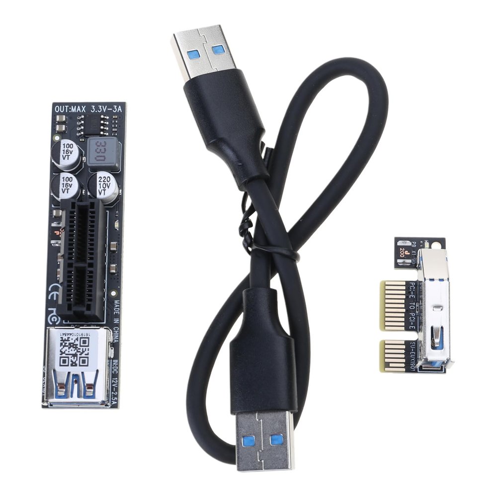 PCI-E USB3.0 Extension Cable 8Gbps High Speed for Mainboard PCIE Expansion Adapter Cord 30cm 60cm