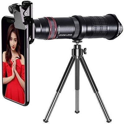 TYUHDUYUR Monocular Telescope Monocular Telescope High Power Monoculars for Adults and Kids with Tripod and Smartphone Holder - Clear BAK4 Prism for Bird Watching Camping Hiking
