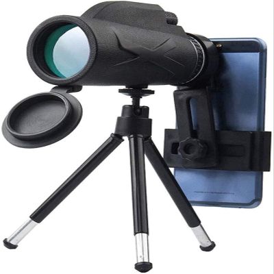 TYUHDUYUR Monocular Telescope Monocular Telescope 80x100 high Power BAK4 Portable Waterproof Prism for Observation of Birds Camping Concert Travel Telescopes Gift Boy Gift