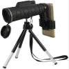 TYUHDUYUR Binoculars 40X60 Monocular Telescope Wide Angle NightPrism Scope with Compass Phone Clip Tripod Outdoor Portable Telescope view 1