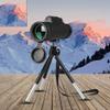 TYUHDUYUR Binoculars 40X60 Monocular Telescope Wide Angle NightPrism Scope with Compass Phone Clip Tripod Outdoor Portable Telescope view 2