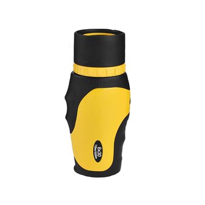 TYUHDUYUR 6X30 Monocular Telescope Portable BAK4 Prism FMC Lens Monocular Telescope Compact with Life Waterproof Monocular for Bird Watching (Yellow)
