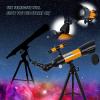 TYUHDUYUR Small Monocular Telescopes for Astronomy Adults Kids Beginners Refraction Telescope with Tripod 50mm Aperture Portable Monocular Scope Floor Standing for Space Observatio Beautiful Home view 2