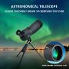 TYUHDUYUR Adults Kids Telescopes for Astronomy Professional High Magnification 70mm Aperture Refraction Telescope Zoom Portable Monocular Scope with Tripod Phone Holder Beginners Space Observation view 2