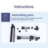 TYUHDUYUR Telescopes for Kids Beginners 60mm HD Refractor Telescope for Astronomy Starter Scope with Tripod Finder Scope Telescope for Moon Planets view 4
