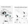 TYUHDUYUR Telescopes for Astronomy Telescope for Kids and Beginners 125mm Gauge Reflection Telescope Telescope with Adjustable Tripod and 5x24 Finder Beautiful Home (Package 4) view 3