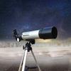Telescope for Adults Beginners Kids 50mm Aperture 360mm Astronomical Refractor Telescope BAK4 Prism FMC Lens Telescope for Astronomy with Smartphone Adapter and Tripod for Observe Moon (Silver ) view 2