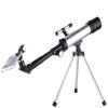 TYUHDUYUR Updated Newest Refractor Telescope with Tripod & Finder Scope Portable Telescope for Kids & Astronomy Beginners Travel Scope with Phone Mount & Tripod view 4
