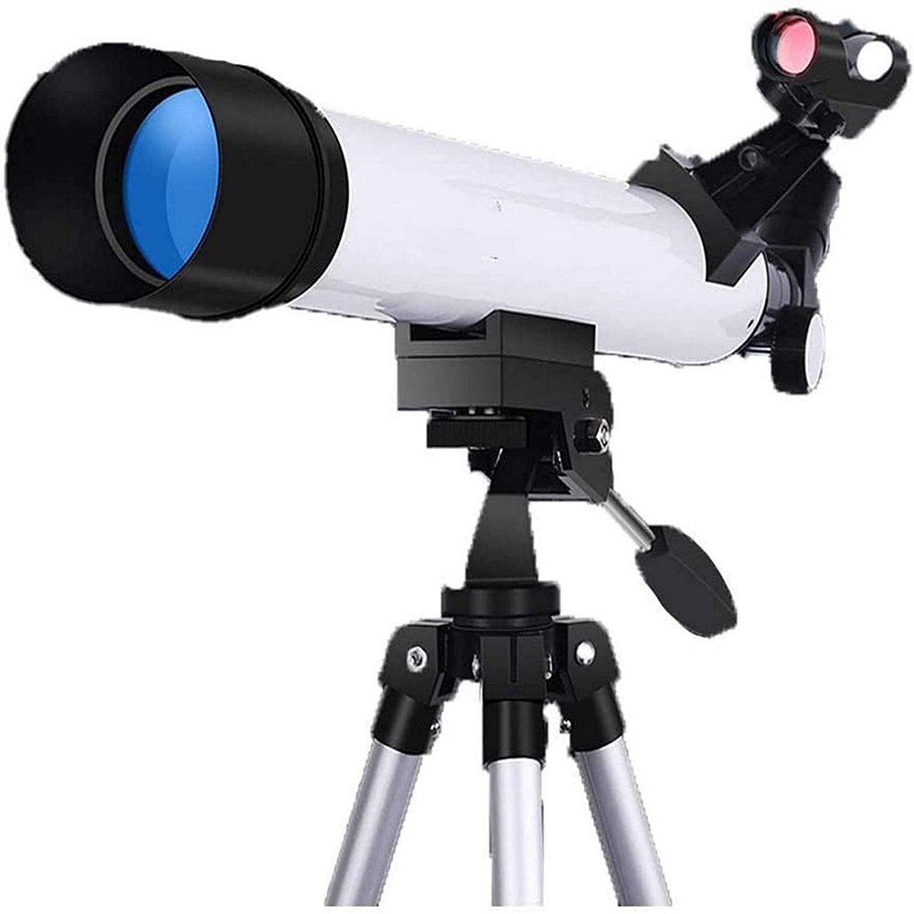TYUHDUYUR 2021 Updated Kids Telescope 600x50mm with 20mm/12.5mm Eyepiece for Kids Beginners Portable Travel Telescope with Red Dot Finder for Moon Viewing Bird Watching Wildlife Scenery