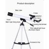TYUHDUYUR 2021 Updated Kids Telescope 600x50mm with 20mm/12.5mm Eyepiece for Kids Beginners Portable Travel Telescope with Red Dot Finder for Moon Viewing Bird Watching Wildlife Scenery view 3