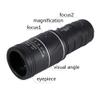 TYUHDUYUR Updated Newest Telescopes for Adults 16X52 Outdoor Monocular High-Magnification High-Definition Camera Mirror Dual-Tone Handheld Telescope Head Mobile Telescope view 3