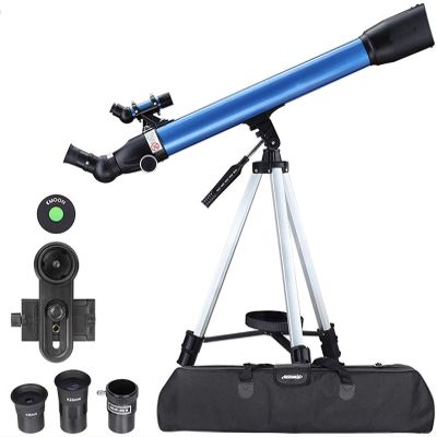 TYUHDUYUR Telescope 700mm Focal Length 234X Magnification Astronomy Refractor Telescopes with Tripod Smartphone Adapter Backpack