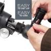 TYUHDUYUR Telescope 700mm Focal Length 234X Magnification Astronomy Refractor Telescopes with Tripod Smartphone Adapter Backpack view 3