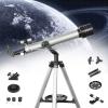 TYUHDUYUR Astronomy Telescopes Telescope for Beginners with Adjustable Tripod Eyepieces and Planetary Mirror 700/60mm HD Refractor Telescopes for Kids and Adults view 1
