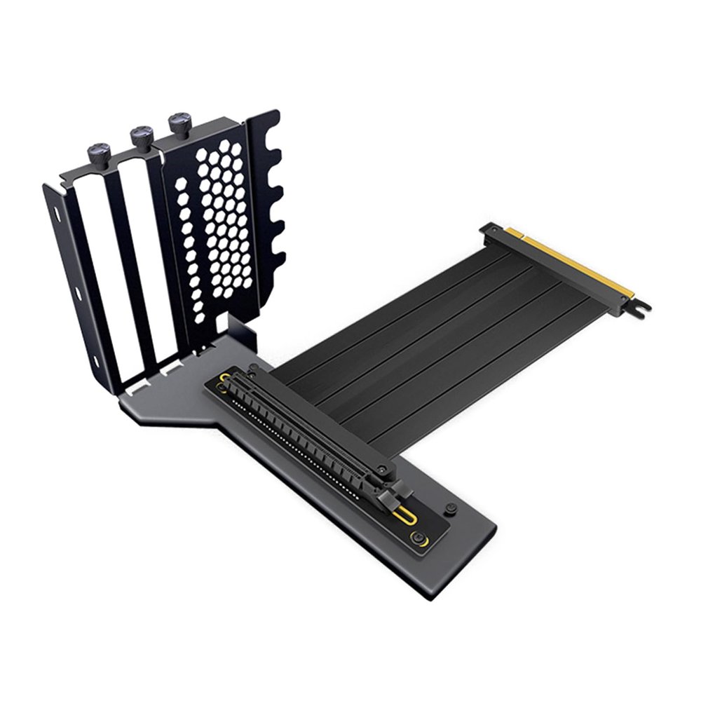 AOOOWER PCIE4.0 GPU Vertical Bracket for Computer Chassis Vertical GPU Holder Fast Speed for Multiple Case Size