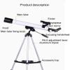TYUHDUYUR 2021 Updated Kids Telescope 600x50mm with 20mm/12.5mm Eyepiece for Kids & Beginners Portable Travel Telescope with Red Dot Finder for Moon Viewing Bird Watching Wildlife Scenery view 2