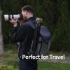 Harlowe Rocket Monopod and Fluid Head Kit for Photographer Camera and Lights 360 Swivel Carbon Fiber Monopod Stand and Fluid Head for Studio/Travel Photography and Video Recording view 4
