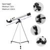 TYUHDUYUR High Power HD Children Telescope + Microscope Astronomical Telescope Student Education Microscope with 2 Eyepieces+3X Barlow Lens+Tripod Great Astronomy Gift for Beginner Friends Family view 3