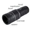 TYUHDUYUR Binoculars Telescopes for Adults 16X52 Outdoor Monocular High-Magnification High-Definition Camera Mirror Dual-Tone Handheld Telescope Head Mobile Telescope view 3