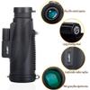 TYUHDUYUR Professional Monocular Telescope 12x50 High Power Scope with Phone Mount and Tripod Scope with 4 Prism FMC for Adults Camping Travelling Wildlife view 2