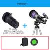 TYUHDUYUR 2021 Updated Childrens Astronomical Telescope Entry-Level Telescope 70mm Aperture 400mm Mount Astronomical Refractor Telescope The view 3