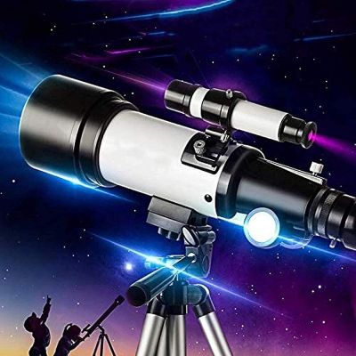 TYUHDUYUR 2021 Updated Kids Telescope Telescopes for Astronomy Beginners 50-100mm Caliber Mount Astronomical Refracting Telescope for Kids Travel Telescope with Tripod Carry Bag and Eyepiece