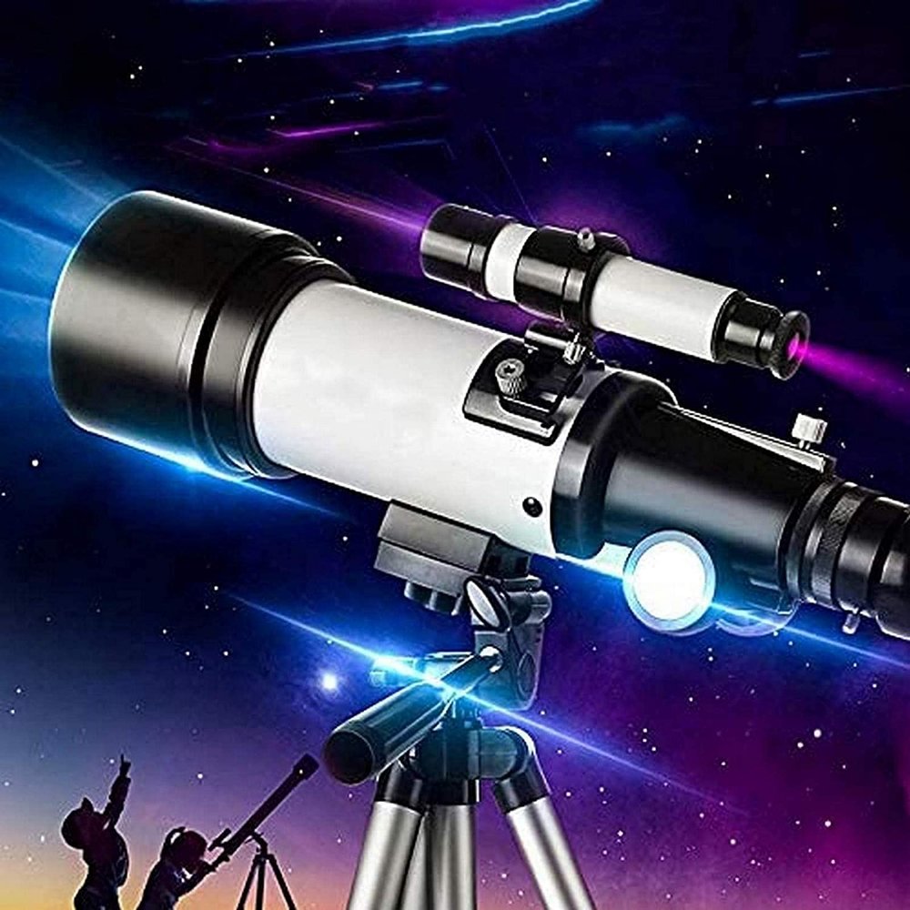 TYUHDUYUR 2021 Updated Kids Telescope Telescopes for Astronomy Beginners 50-100mm Caliber Mount Astronomical Refracting Telescope for Kids Travel Telescope with Tripod Carry Bag and Eyepiece