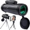 TYUHDUYUR Binoculars 12x50 monocular Telescope 12 Times Magnification Zoom Lens Durable and Clear FMC BAK4 Prism with The Smart Phone Holder and Stand view 1