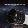 TYUHDUYUR High Power HD Astronomical Telescope HD Refractor Telescope with Adjustable Tripod and Phone Holder 70mm Fully Coated Lens Barlow Lens for Beginners and Kids view 4