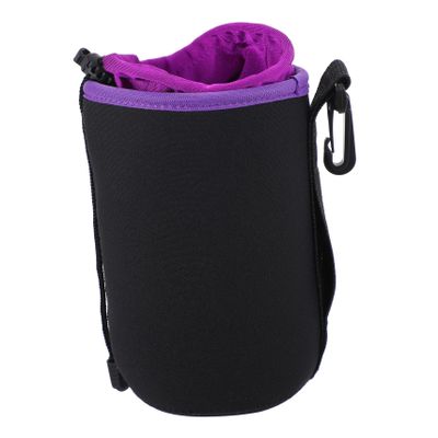 HOMOCONO Neoprene Camera Lens Pouch Thick Shockproof Protective Case for DSLR Photographers Dust Resistant Compact Carrying Bag
