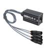 AOOOWER 4 Channel 3Pin Male/Female Snake Multi Networking Snake Receiver to Single Cable view 4