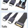 8i 74Pin to Two 8611 Interfaces Conversion Adapter Cable Extender Cord for Hard Disk Server Cable 50CM view 4