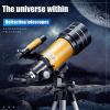 TYUHDUYUR F30070 Astronomy Beginner Telescope for Kids & Adults 70mm Aperture Refractor Astronomical Telescope with Adjustable Tripod Stargazing view 3