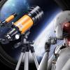 TYUHDUYUR F30070 Astronomy Beginner Telescope for Kids & Adults 70mm Aperture Refractor Astronomical Telescope with Adjustable Tripod Stargazing view 4