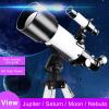 TYUHDUYUR Refractor Astronomy Telescope for Kids & Beginners 70mm Aperture Astronomical Refractor Telescope with Finder Scope and Tripod Monocular Lunar Observation Telescope view 2