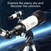 TYUHDUYUR Refractor Astronomy Telescope for Kids & Beginners 70mm Aperture Astronomical Refractor Telescope with Finder Scope and Tripod Monocular Lunar Observation Telescope view 3