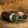 TYUHDUYUR Monocular Telescope 25X50 Zoom Monocular Telescope Waterproof Shockproof High Definition Prism for Bird Watching Hiking Concerts 25 Times Gold+Black (Brown+Gold) view 2